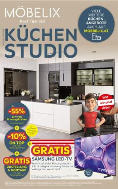 Titelbild des Prospekts von Möbelix Küchenstudio
