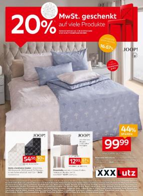 Titelbild des Prospekts von XXXLutz