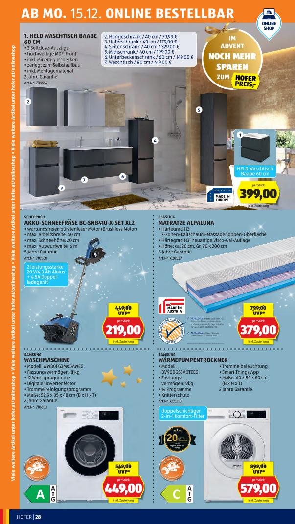 Prospekt von HOFER