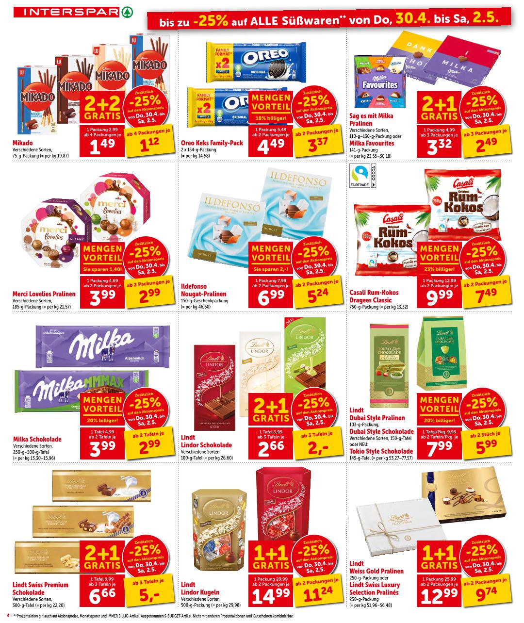 Prospekt von INTERSPAR