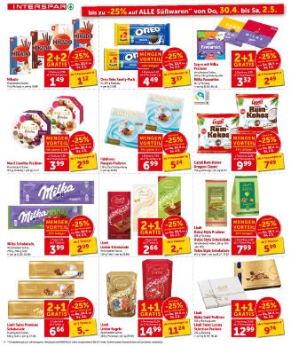 Titelbild des Prospekts von INTERSPAR KTN