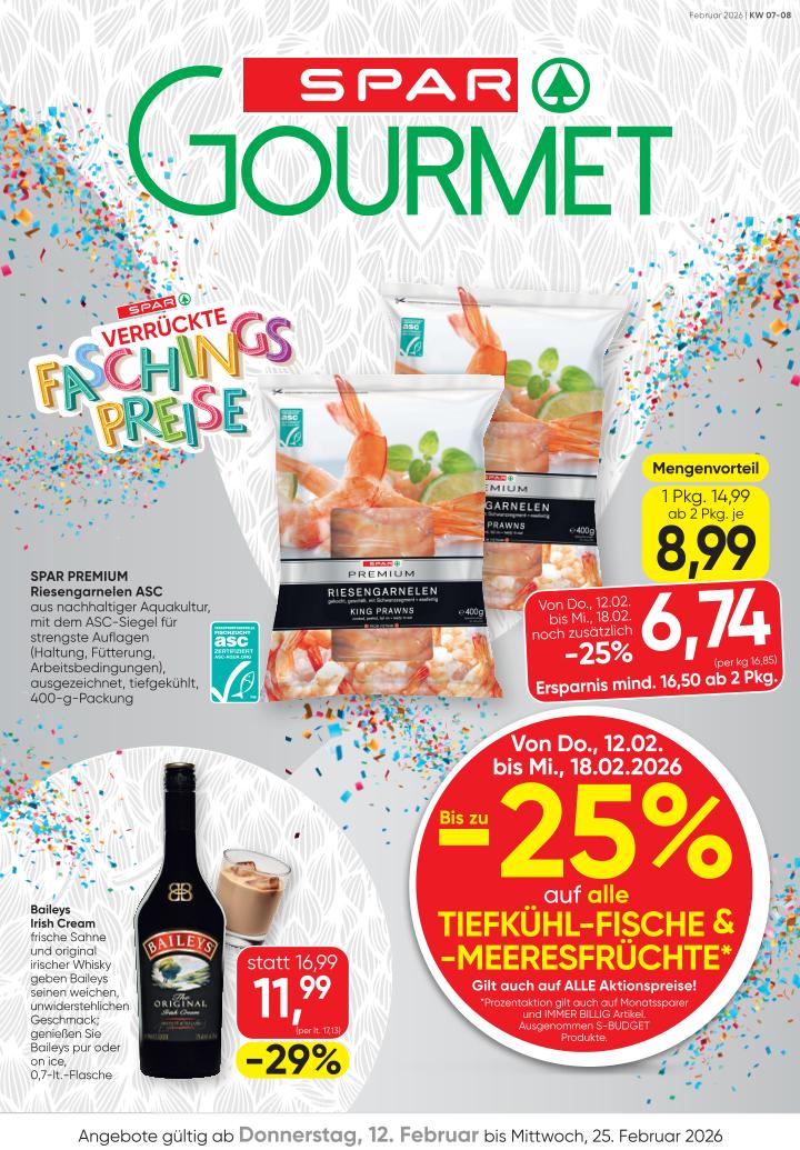 Prospekt von SPAR Gourmet
