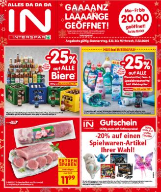 Titelbild des Prospekts von INTERSPAR STMK