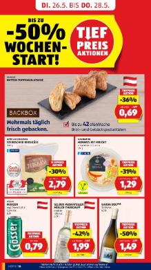 Titelbild des Prospekts von HOFER