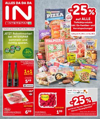 Titelbild des Prospekts von INTERSPAR VBG