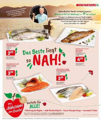 Titelbild des Prospekts von INTERSPAR SBG