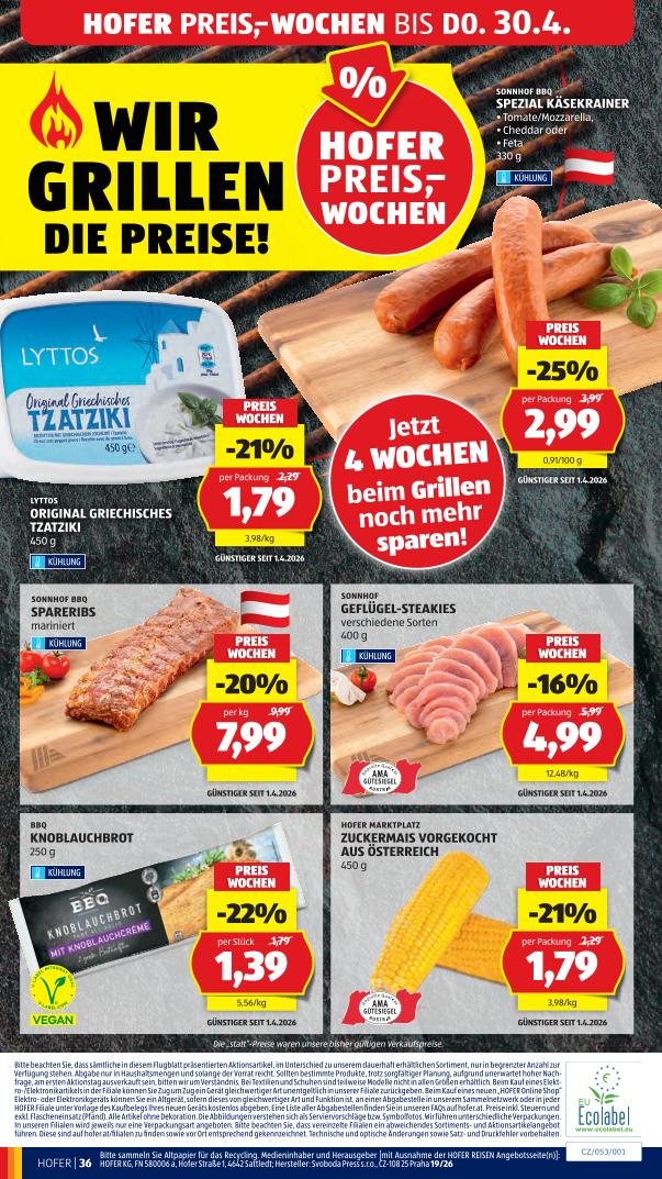 Prospekt von HOFER