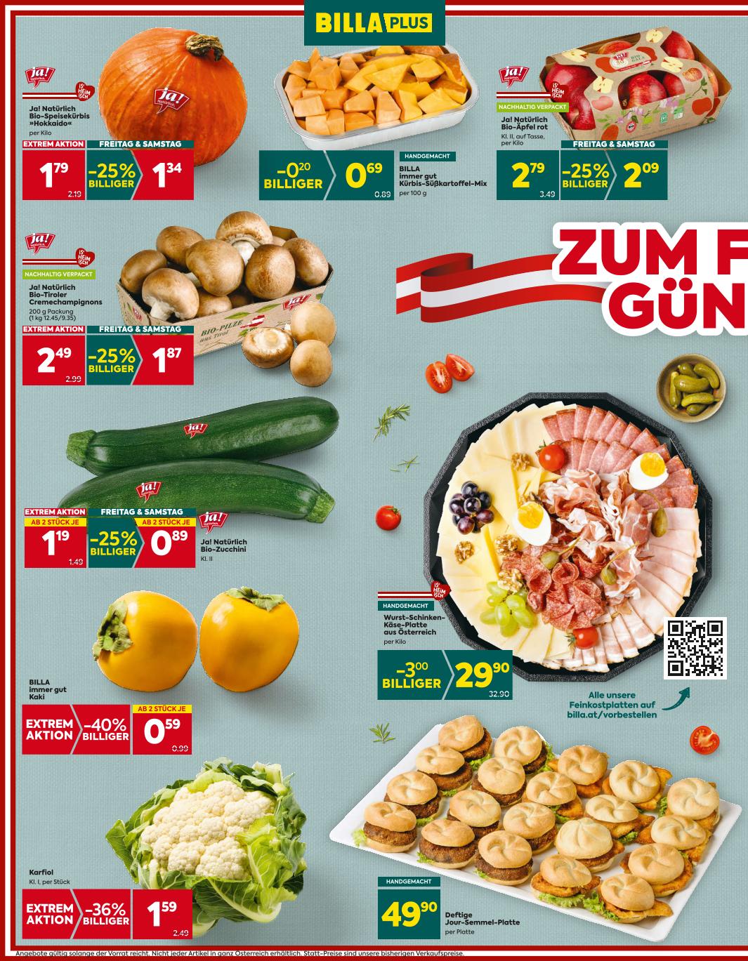 Prospekt von BILLA PLUS