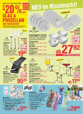 Titelbild des Prospekts von Maximarkt Wels / Ried / Vöcklabruck / Anif / Bruck