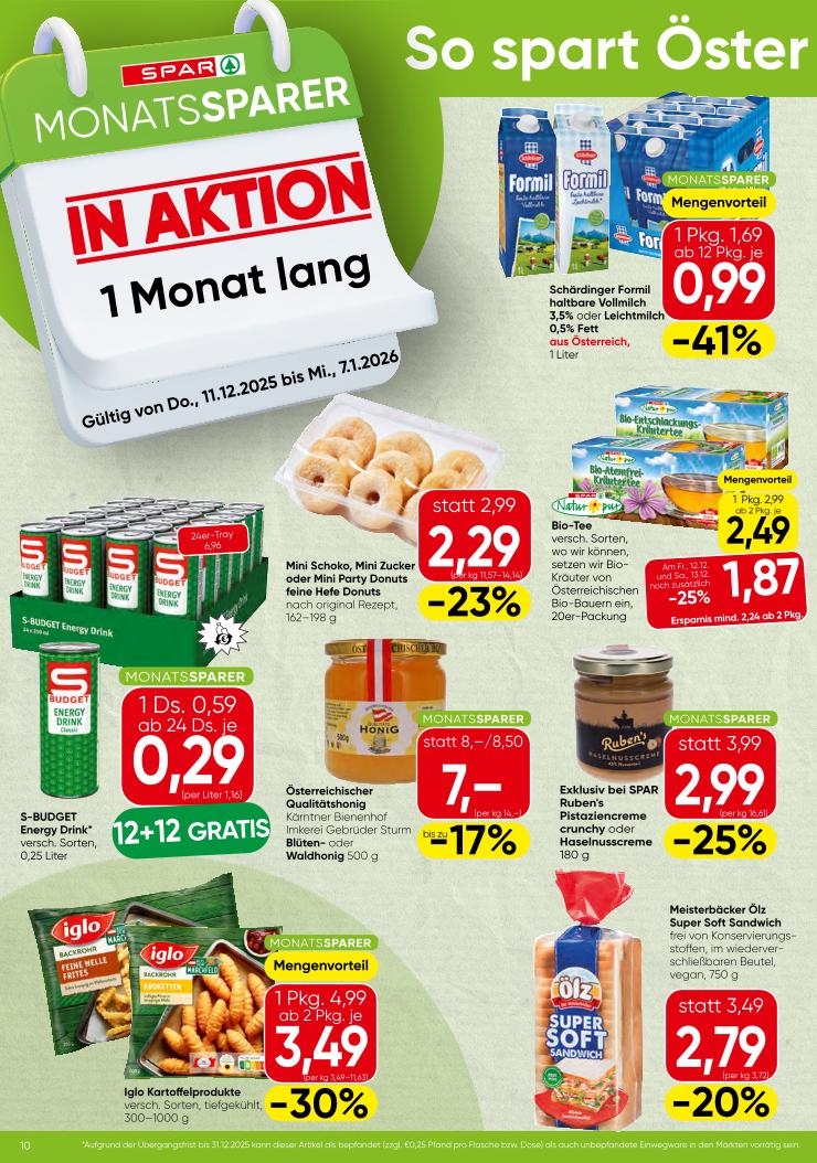 Prospekt von SPAR