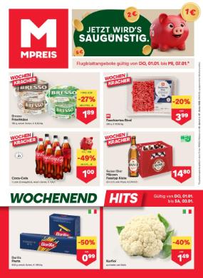 Titelbild des Prospekts von MPREIS Tirol