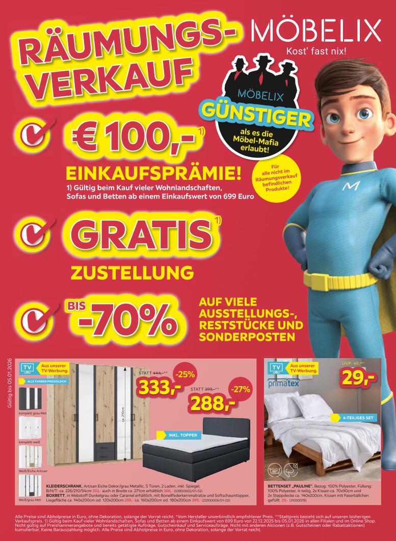 Prospekt von Möbelix