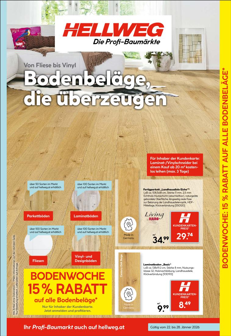 Prospekt von HELLWEG