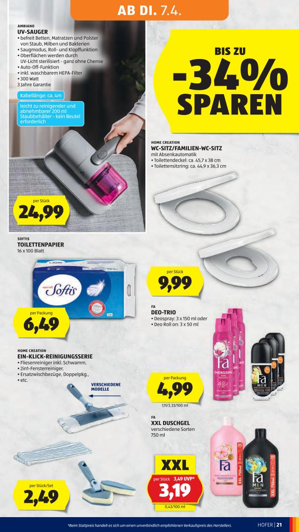 Prospekt von HOFER