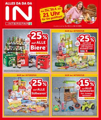 Titelbild des Prospekts von INTERSPAR TRL