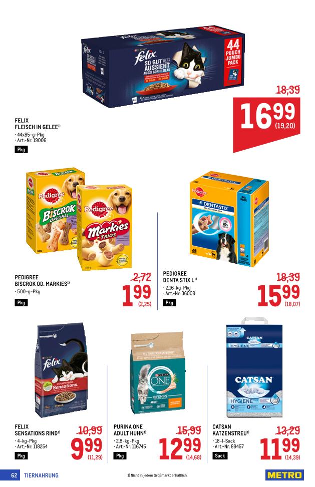 Prospekt von METRO