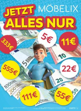 Titelbild des Prospekts von Möbelix Aktion