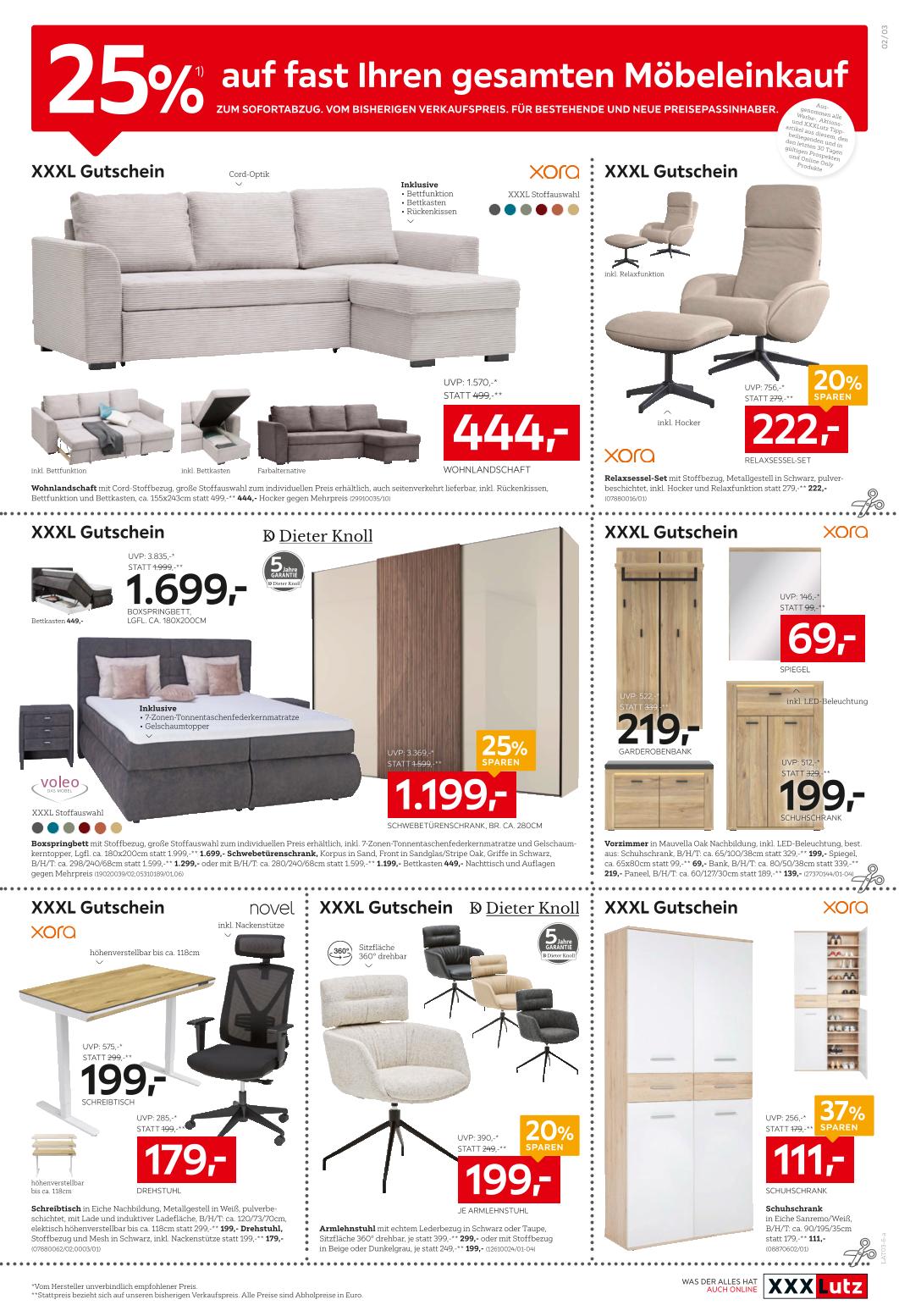 Prospekt von XXXLutz