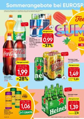 Titelbild des Prospekts von EUROSPAR W/NOE/BGLD