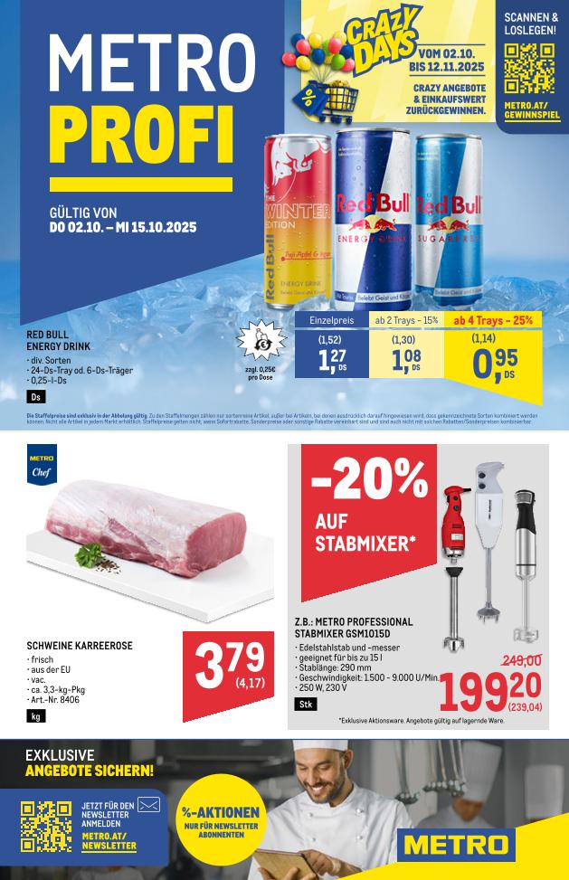 Prospekt von METRO