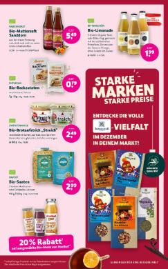Titelbild des Prospekts von Denns BioMarkt