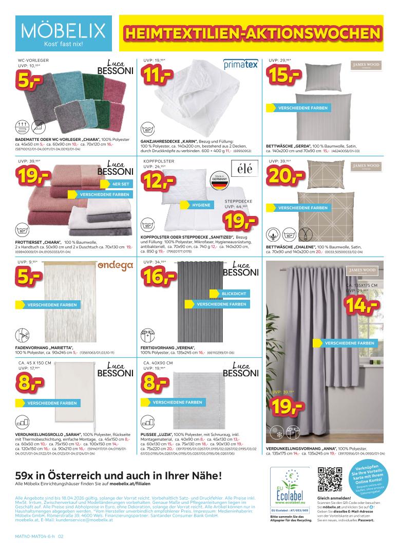 Prospekt von Möbelix