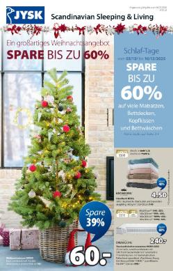 Titelbild des Prospekts von JYSK