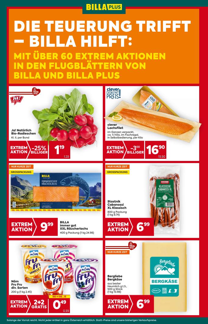 Prospekt von BILLA PLUS