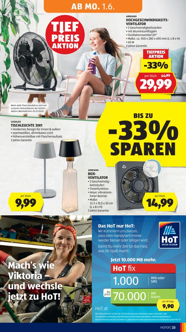 Prospekt von HOFER