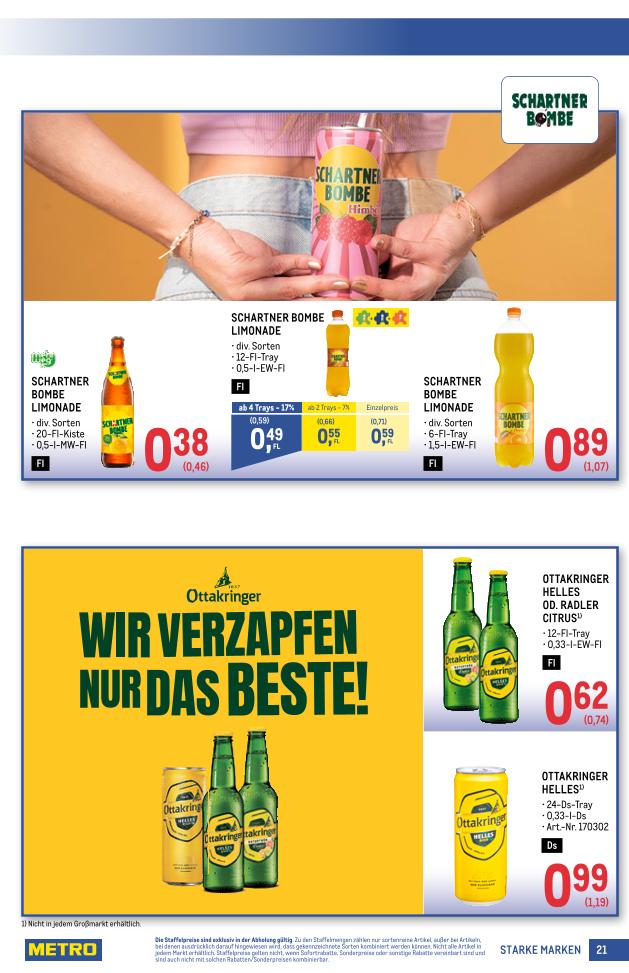 Prospekt von METRO