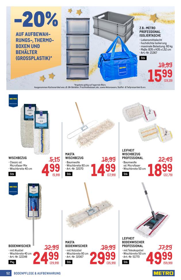 Prospekt von METRO