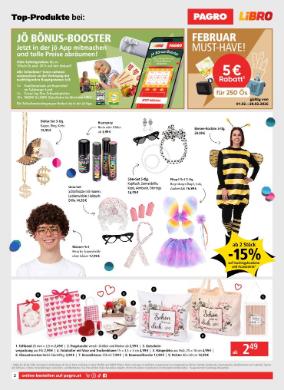 Titelbild des Prospekts von PAGRO & LIBRO