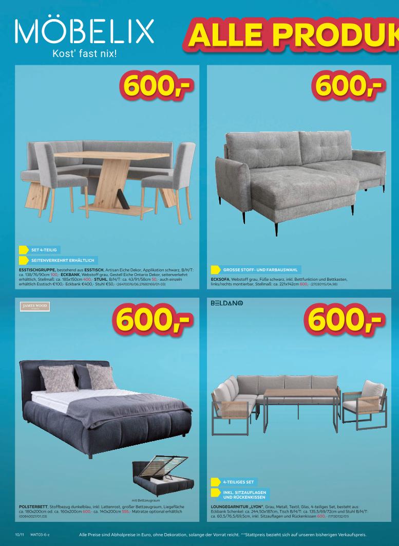 Prospekt von Möbelix