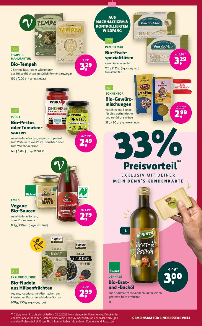 Prospekt von Denns BioMarkt