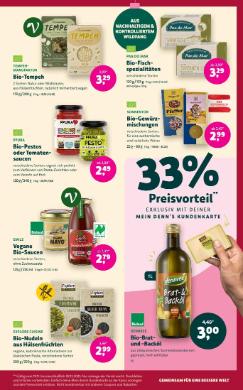 Titelbild des Prospekts von Denns BioMarkt