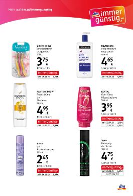 Titelbild des Prospekts von dm drogerie markt immergünstig express