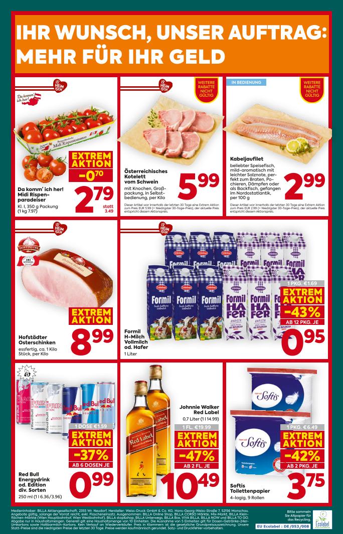 Prospekt von BILLA PLUS