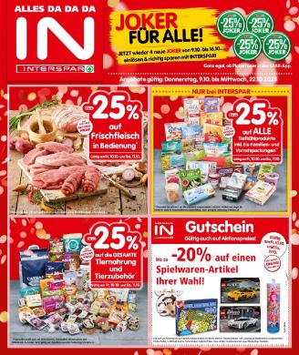 Titelbild des Prospekts von INTERSPAR Wien