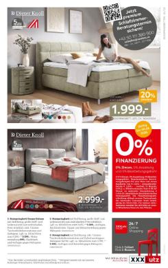 Titelbild des Prospekts von XXXLutz