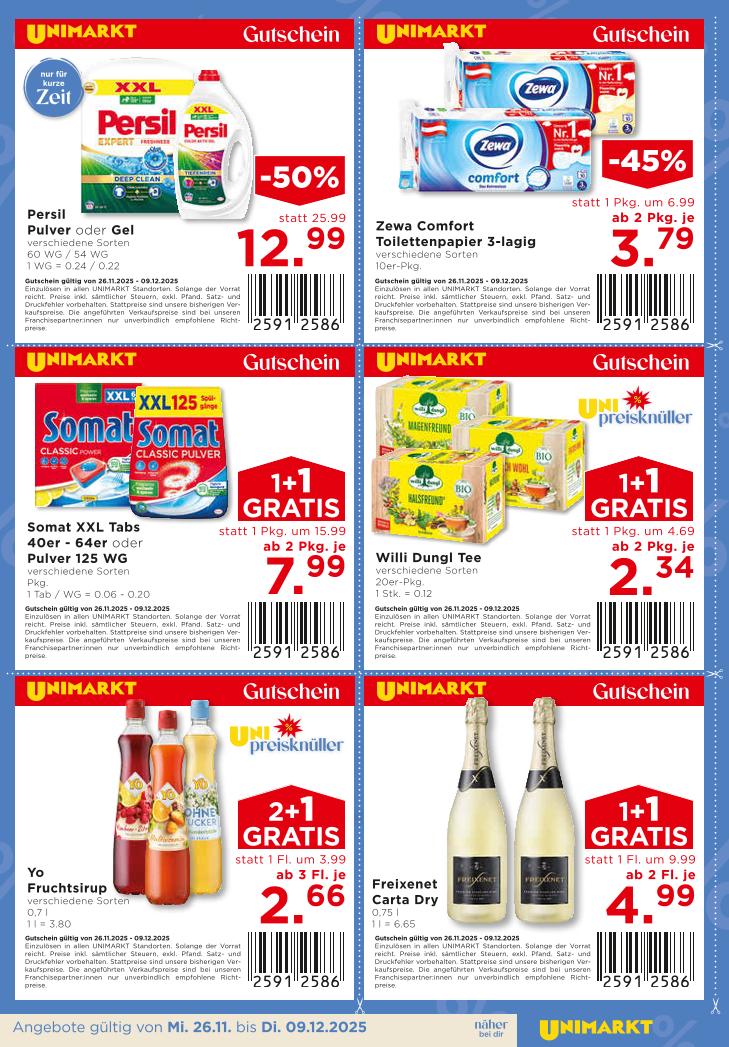 Prospekt von Unimarkt