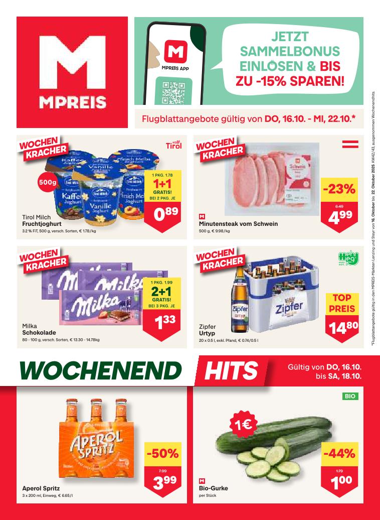 Prospekt von MPREIS