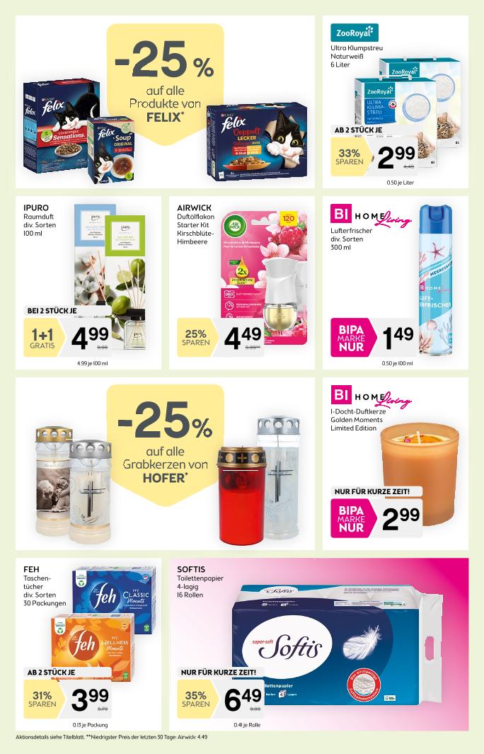 Prospekt von Bipa