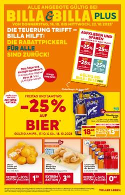Titelbild des Prospekts von BILLA Niederösterreich