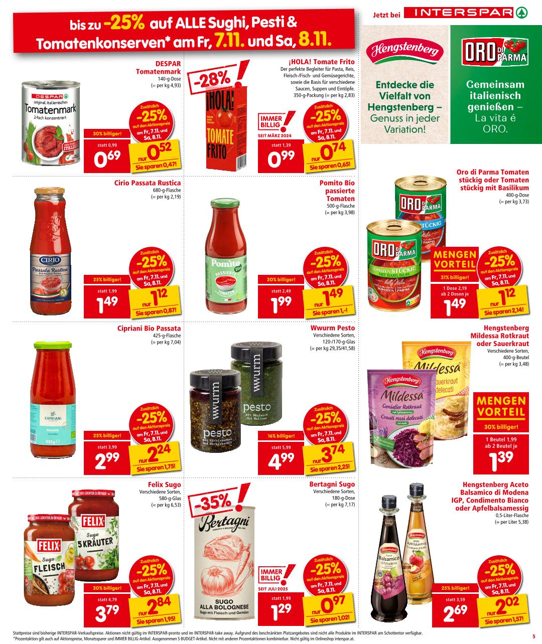 Prospekt von INTERSPAR