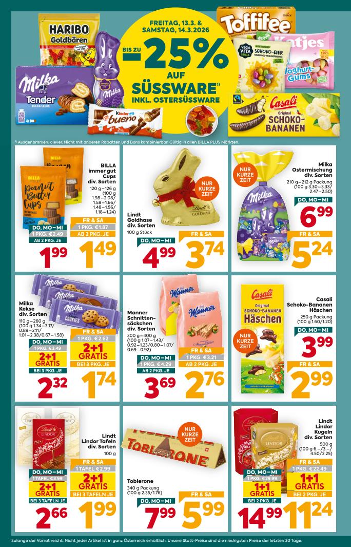 Prospekt von BILLA PLUS