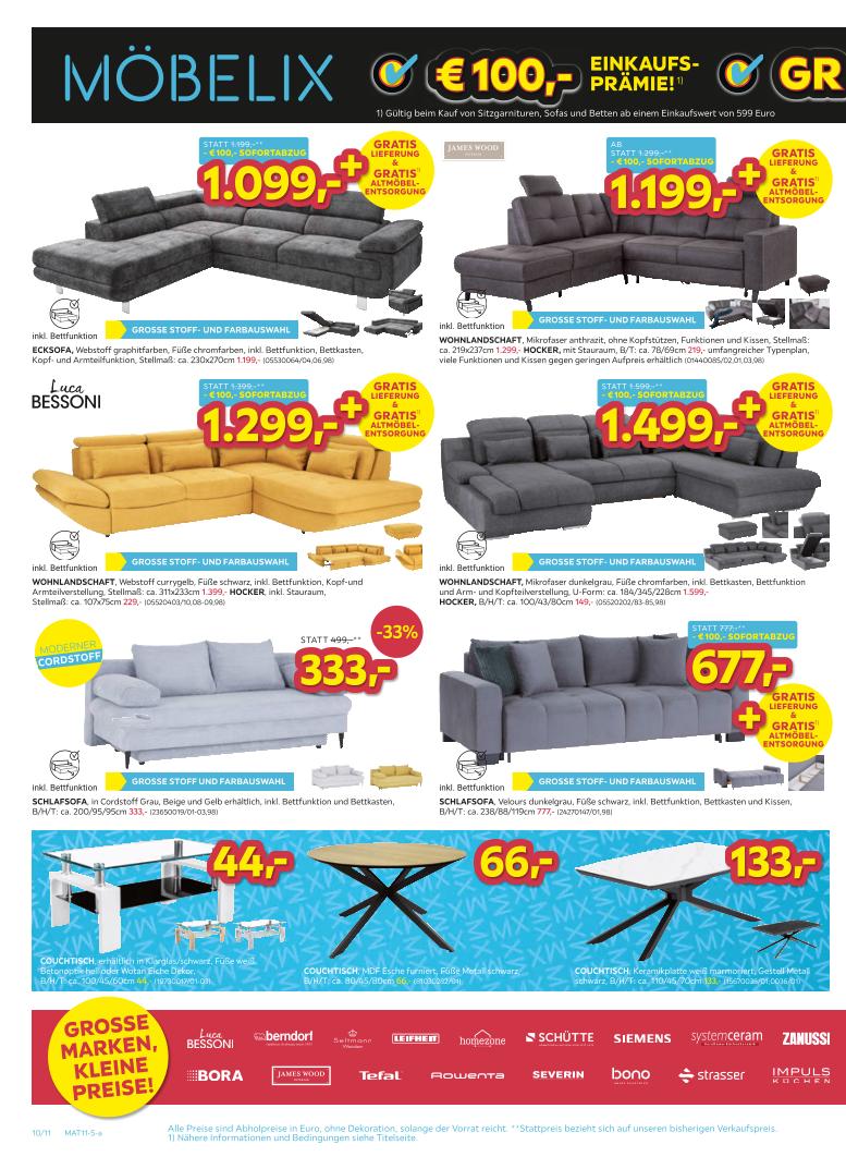 Prospekt von Möbelix