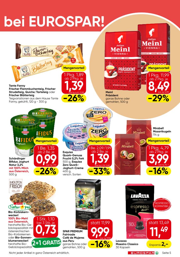 Prospekt von EUROSPAR