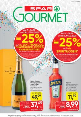 Titelbild des Prospekts von SPAR Gourmet