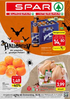 Titelbild des Prospekts von SPAR WIEN / NÖ / BGLD