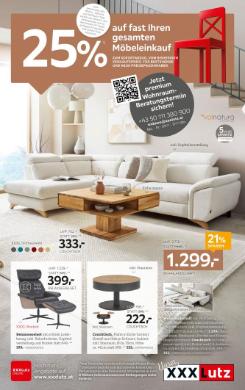 Titelbild des Prospekts von XXXLutz